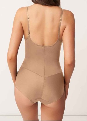 One Piece Seamless Lacey Shaping Bodysuit