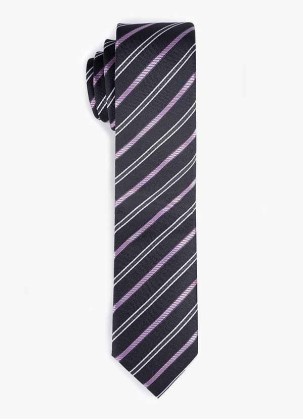 Men's Striped Skinny Tie